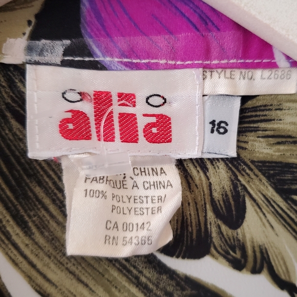 Alia 16 Vintage 90s Romantic Feminine Bold Floral Resortwear Satin Kimono - Picture 4 of 16